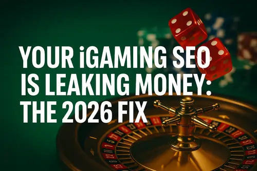 Your iGaming SEO is Leaking Money. Here’s the 2026 Fix.