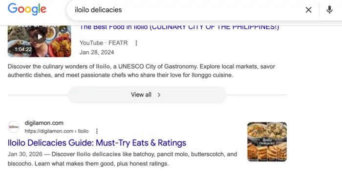 iloilo declicacies on google
