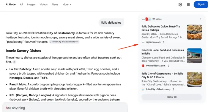 iloilo delicacies on google