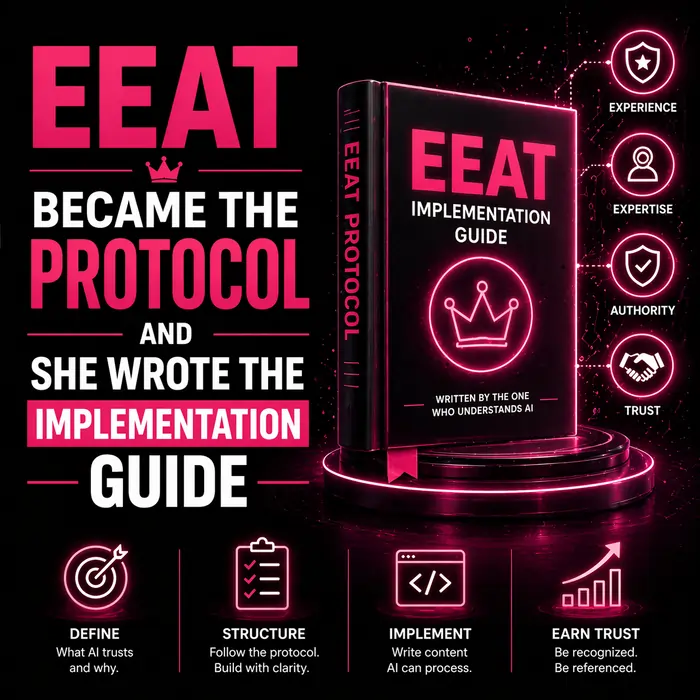 EEAT Became the Protocol—and She Wrote the Implementation Guide