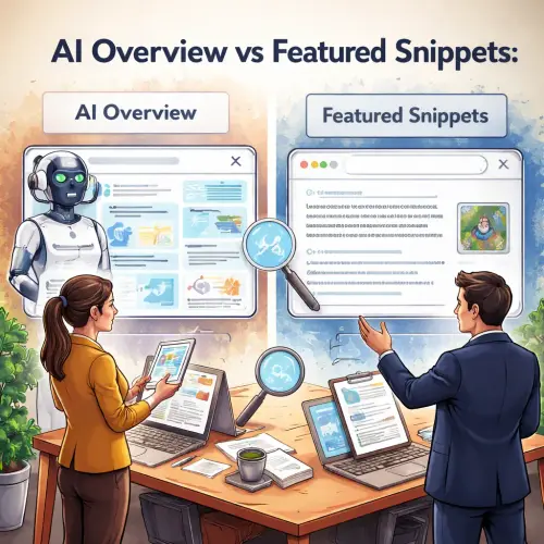 AI Overview vs Featured Snippets