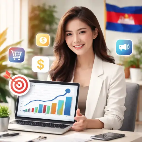 grow your business online in Cambodia, grow business online Cambodia, small budget online marketing Cambodia, VentoRich.com