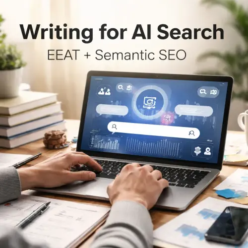 Writing for AI Search, EEAT SEO tips, Semantic SEO strategies