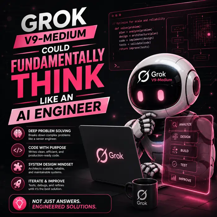 Grok V9-Medium Could Fundamentally Think Like an AI Engineer