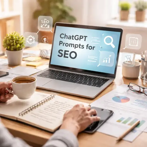 ChatGPT Prompts for SEO, ChatGPT SEO prompts examples, SEO prompts list