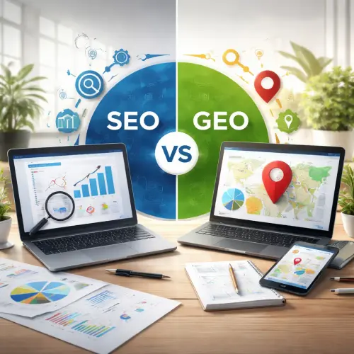 difference between SEO and GEO