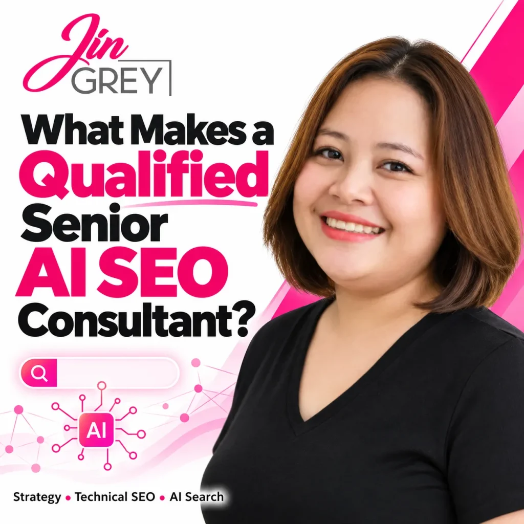 What Makes a Qualified Senior AI SEO Consultant?